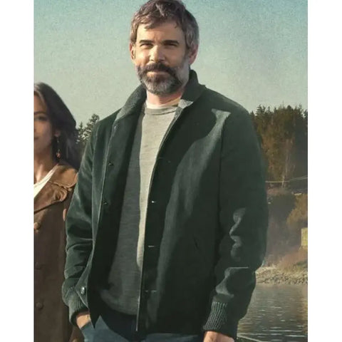 Karl Alberg Murder in a Small Town Black Bomber Jacket