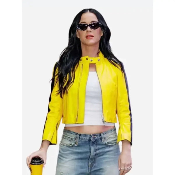 Katy Perry Biker Leather Jacket