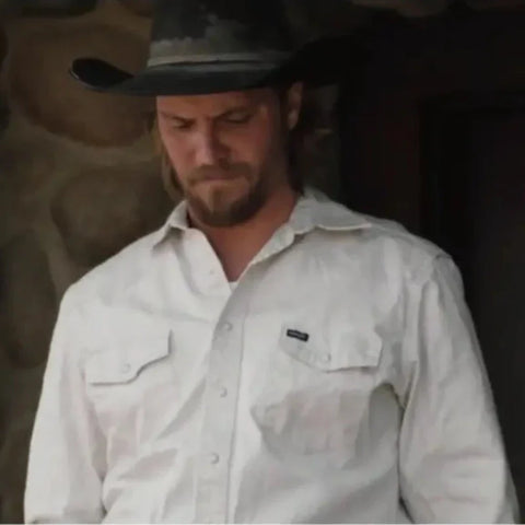 Kayce Dutton Yellowstone Season 5 Episode 14 White Shirt