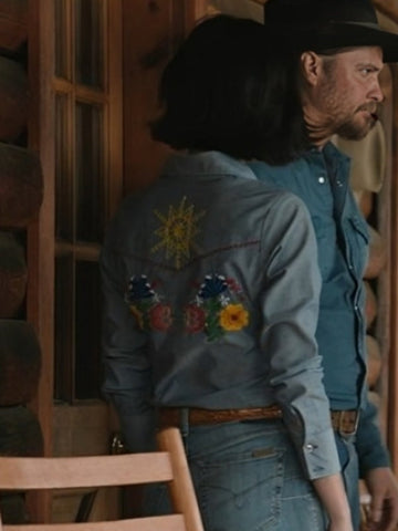 Yellowstone S05 Monica Dutton Floral Shirt