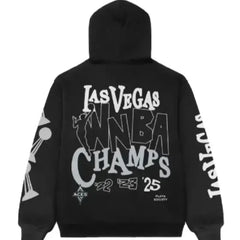 Las Vegas Aces 2025 WNBA Champions Black Hoodie