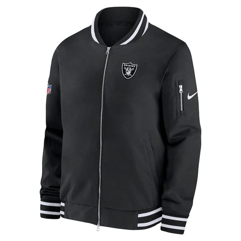 Las Vegas Raiders Sideline Coach Bomber Jacket