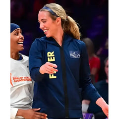 Lexie Hull Indiana Fever v Los Angeles Sparks Blue Hoodie