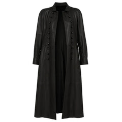 Liv Tyler Paris Fashion Week Black Leather Coat