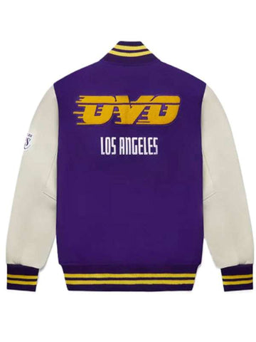 OVO Los Angeles Lakers Varsity Jacket