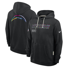 Los Angeles Chargers Black 2025 Dri-FIT Hoodie