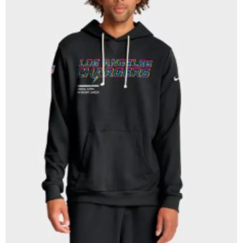 Los Angeles Chargers Black 2025 Dri-FIT Hoodie