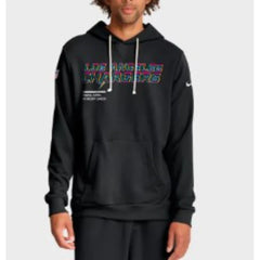 Los Angeles Chargers Black 2025 Dri-FIT Hoodie
