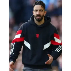 Manchester United Ruben Amorim Black Hoodie
