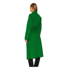 The Equalizer S04 Liza Lapira Green Belted Coat