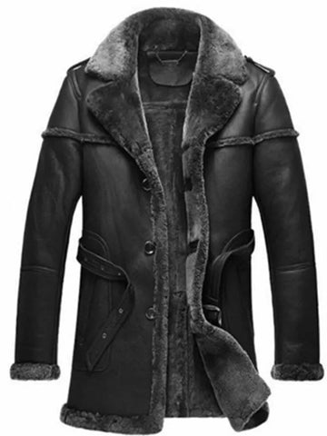 Men’s Aviator RAF B3 Shearling Leather Jacket