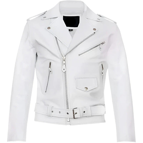 Men's Leather Brando Biker Jacket