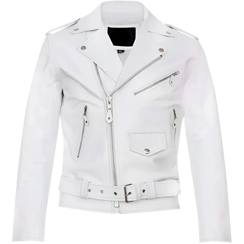 Men's Leather Brando Biker Jacket