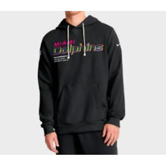 Miami Dolphins Black 2025 Dri-FIT Hoodie