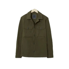 Men’s Suede Leather Shirt Jacket