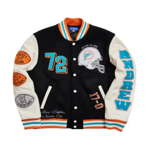 Varsity Miami Dolphins Jacket