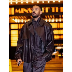 Michael B. Jordan Sinners Brown Leather Jacket