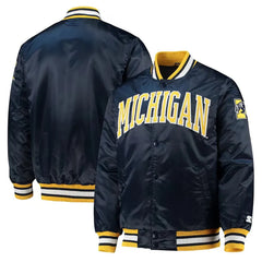 Michigan Wolverines O-Line Satin Jacket