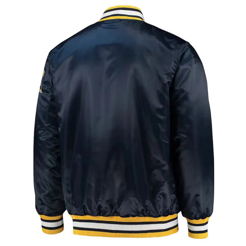 Michigan Wolverines O-Line Satin Jacket