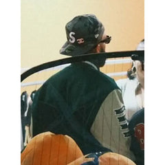 Larry June Midnight Organic Varsity Jacket