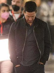The Union Mark Wahlberg Black Bomber Jacket
