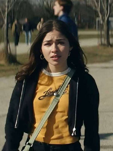 Melissa Collazo Motorheads Black Cropped Jacket