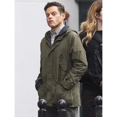 Rami Malek The Amateur Green Hooded Jacket