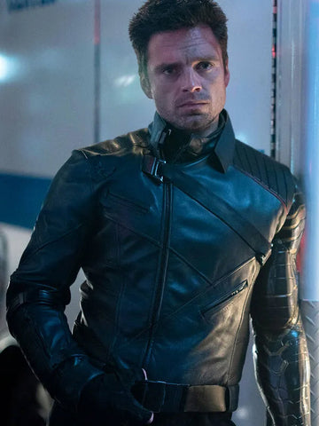 Thunderbolts 2025 Sebastian Stan Leather Jacket