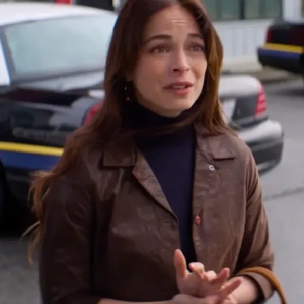 Murder in a Small Town S02 Kristin Kreuk Leather Jacket