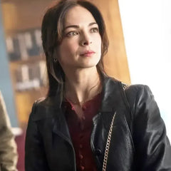 Murder in a Small Town Kristin Kreuk Black Leather Jacket