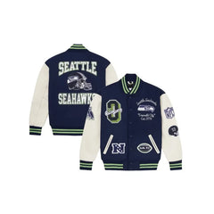 Seattle Seahawks OVO Blue Jacket