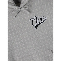 OVO Script Pinstripe Grey Hoodie