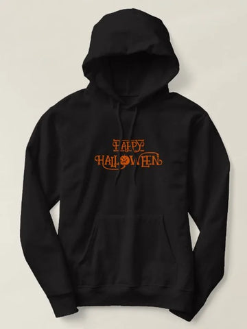 Orange Happy Halloween Hoodie