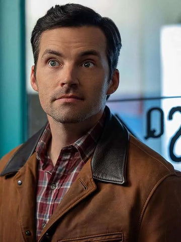 Ian Harding Our Little Secret 2024 Leather Jacket
