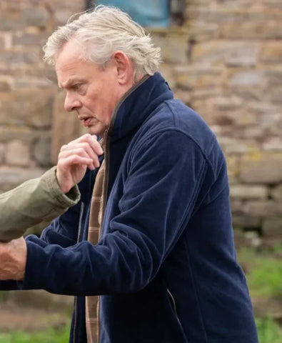 Out there Martin Clunes Blue Jacket