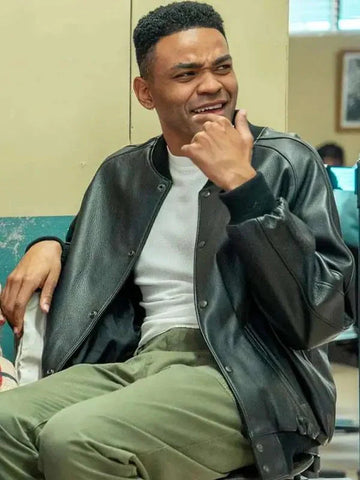 Owen Thiele Adults S01 Black Leather Jacket