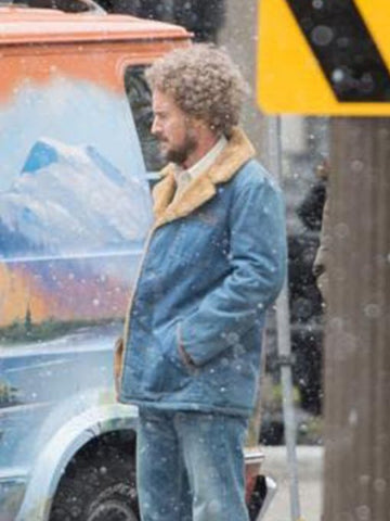 Paint 2023 Owen Wilson Shearling Denim Jacket