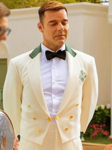 Palm Royale S01 Robert White Crop Blazer