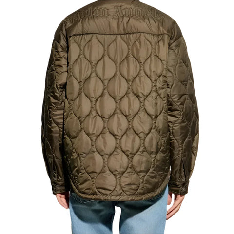 Palm Angels Brown Quilted Jacket