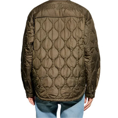 Palm Angels Brown Quilted Jacket