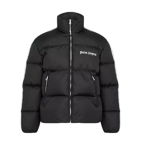 Palm Angels Track Black Puffer Jacket