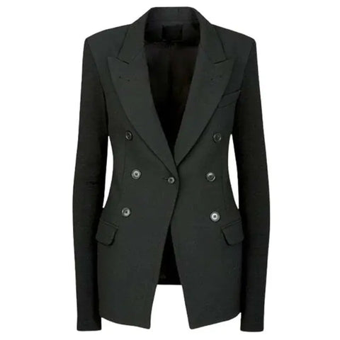 Patty Guggenheim Twisted Metal Black Blazer