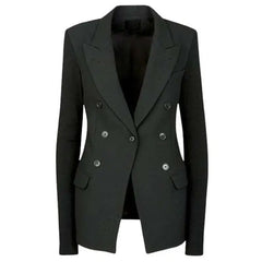Patty Guggenheim Twisted Metal Black Blazer
