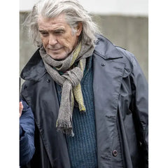 Pierce Brosnan Four Letters of Love Leather Coat