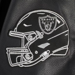 Las Vegas Raiders Black Wool Varsity Jacket