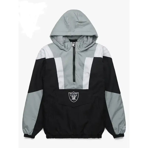 Raiders Starter Black and Grey Jacket