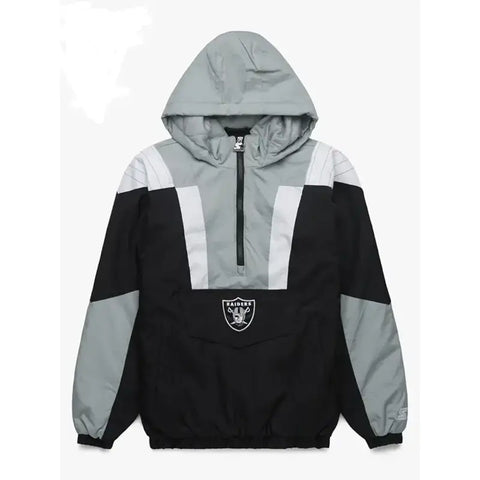 Raiders Starter Black and Grey Jacket