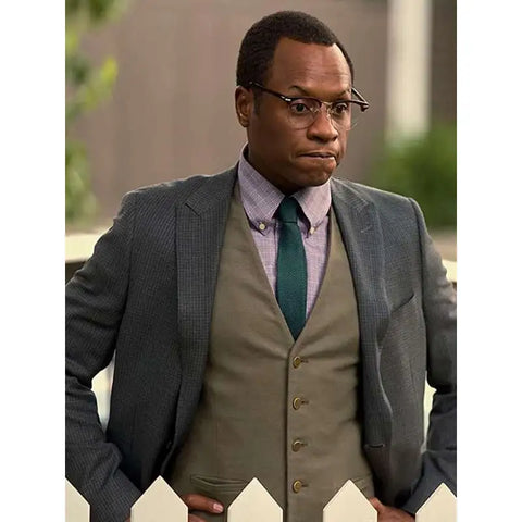 Reacher Malcolm Goodwin Grey Blazer