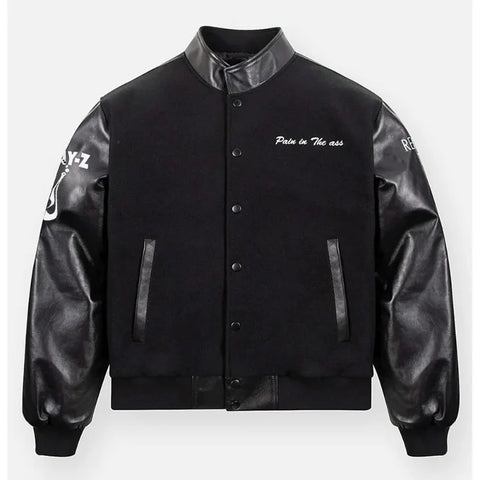 Reasonable Doubt Black Varsity Jacket