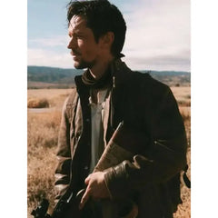 Red Plague 2025 Chad Sellers Brown Leather Jacket